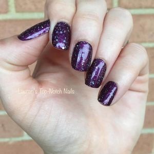 Color Street Bordeaux Glitz polish strips